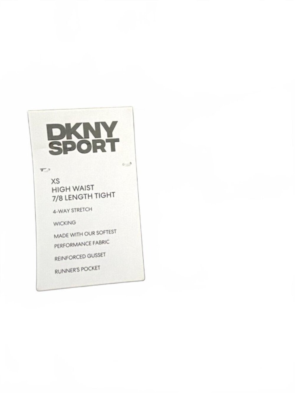 DKNY Sport Women's Exploded-Logo Stretch 7/8 Leggings - Black, XS - Picture 2 of 2